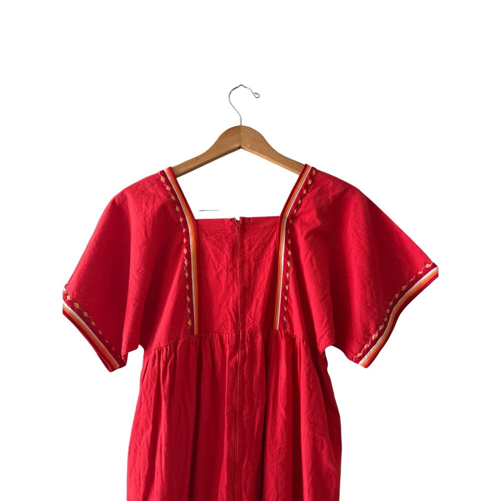 Vintage 70s Thai embroidered maxi dress by Shayna 🌺 - Picture 8 of 11